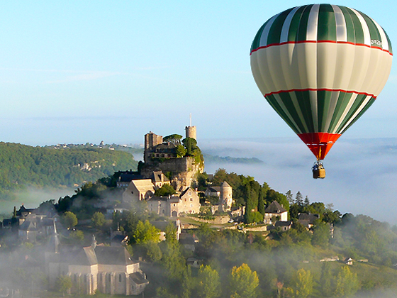 Turenne brume montgolfiere