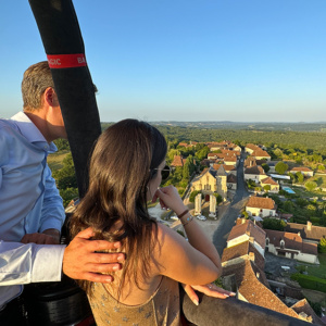 Couple à bord d'une montgolfière tarif de nos options